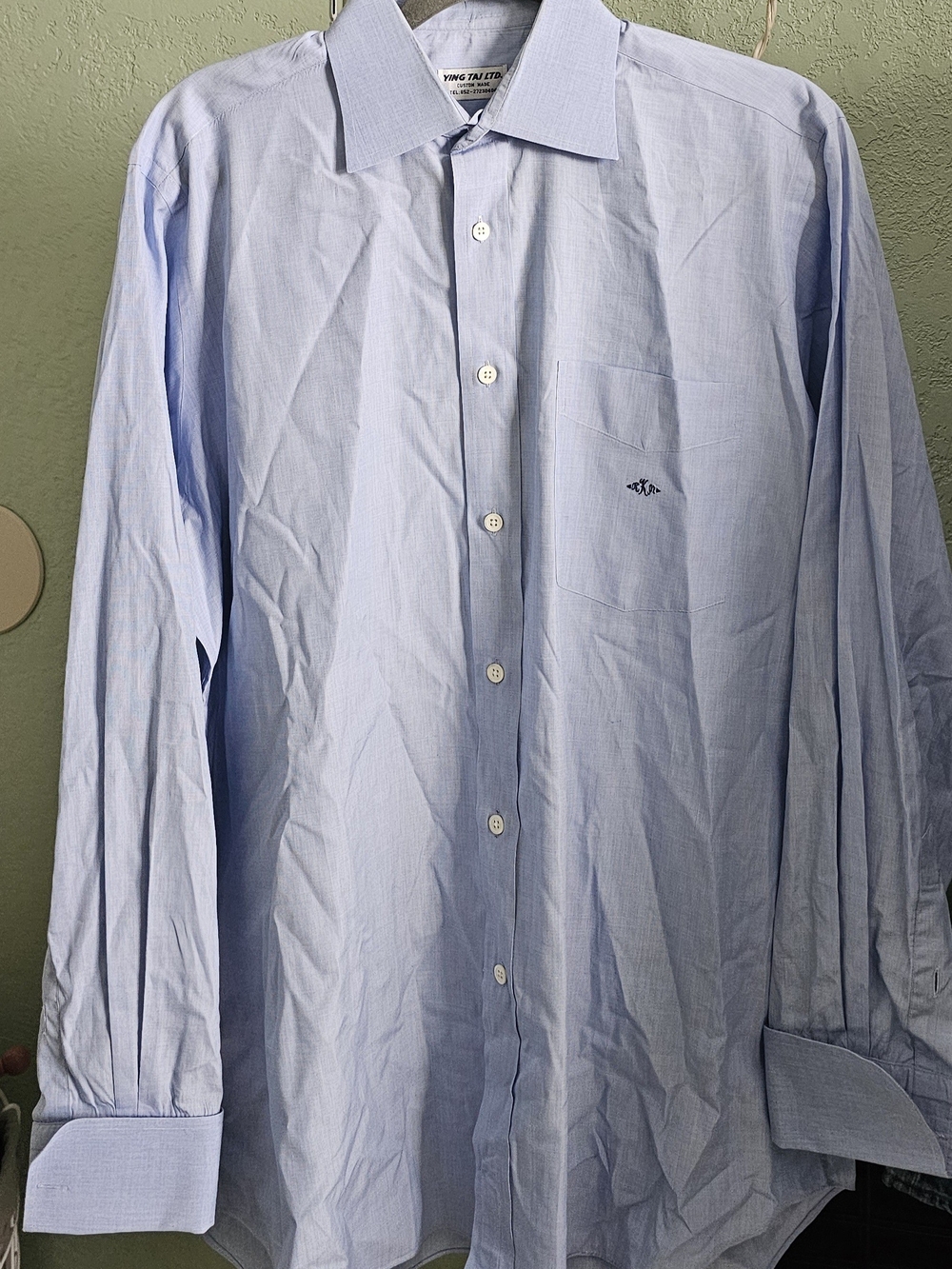 Light Blue Men's Dress Shirt - Classic Button-Down